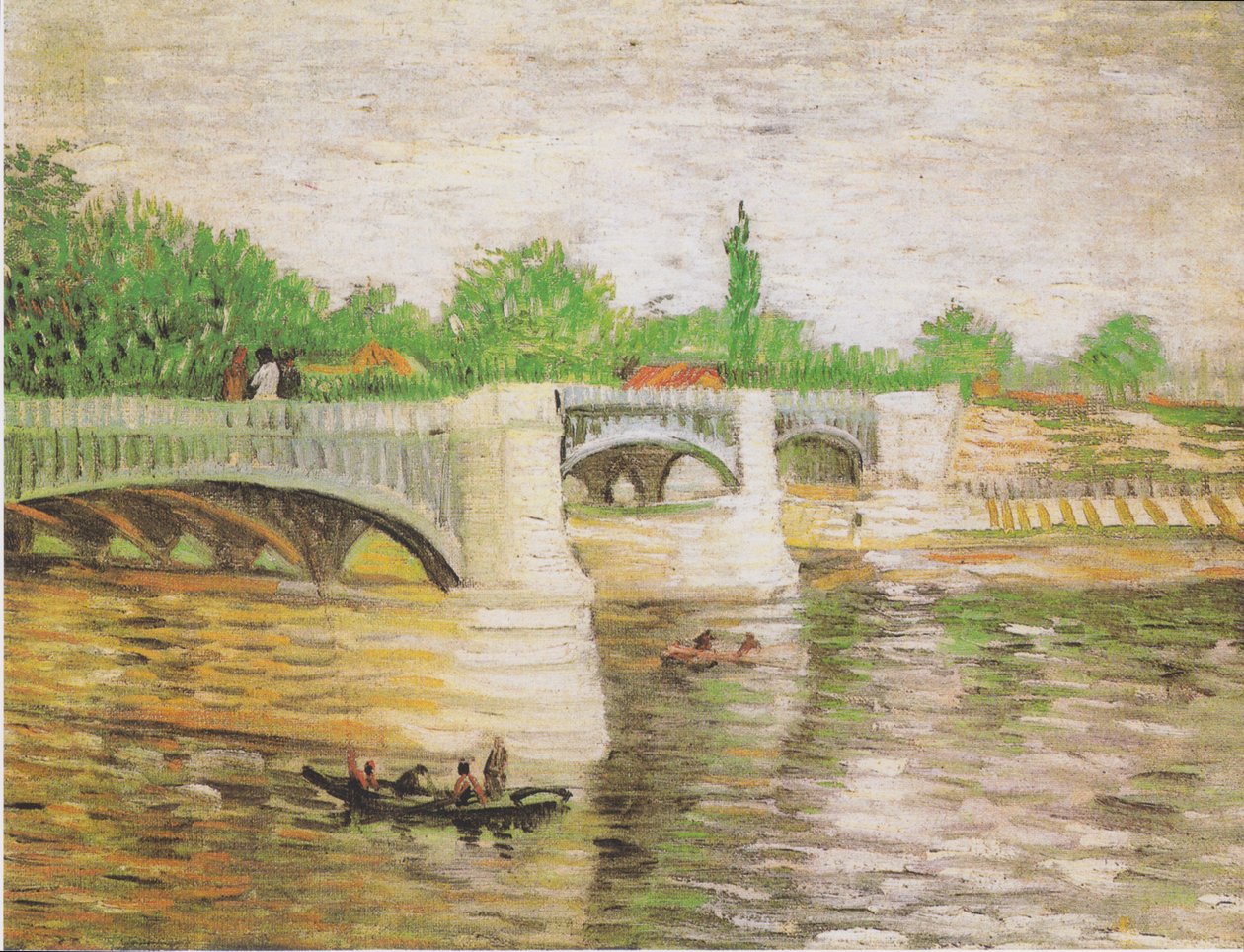 Seinen ja Pont de la Grande Jatten silta tekijältä Vincent van Gogh