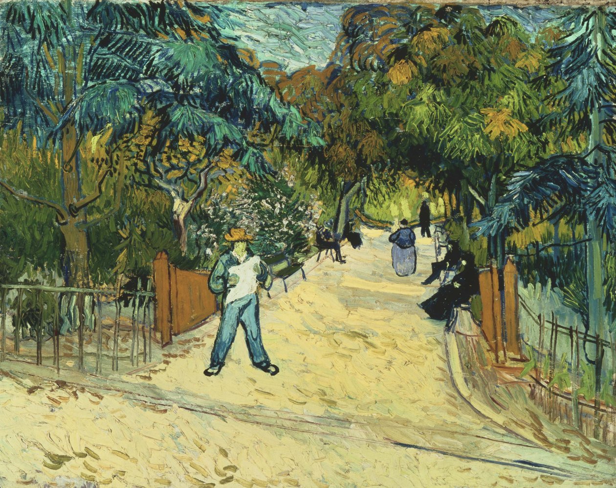 Sisäänkäynti Arlen julkisiin puutarhoihin tekijältä Vincent van Gogh