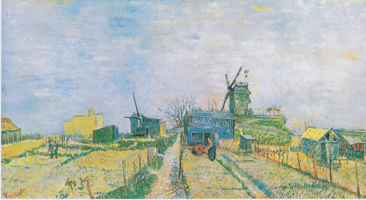 Kasvipuutarhat Montmartressa tekijältä Vincent van Gogh
