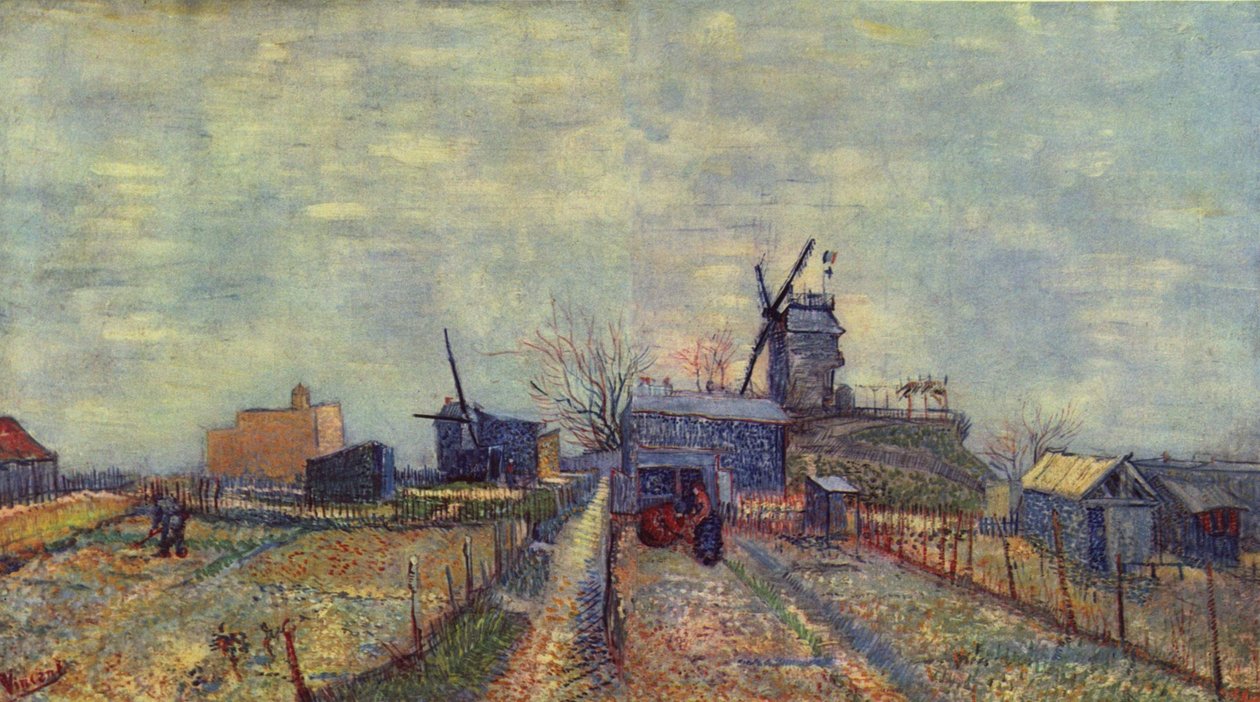 Gemüsegärten auf dem Montmartre tekijältä Vincent van Gogh