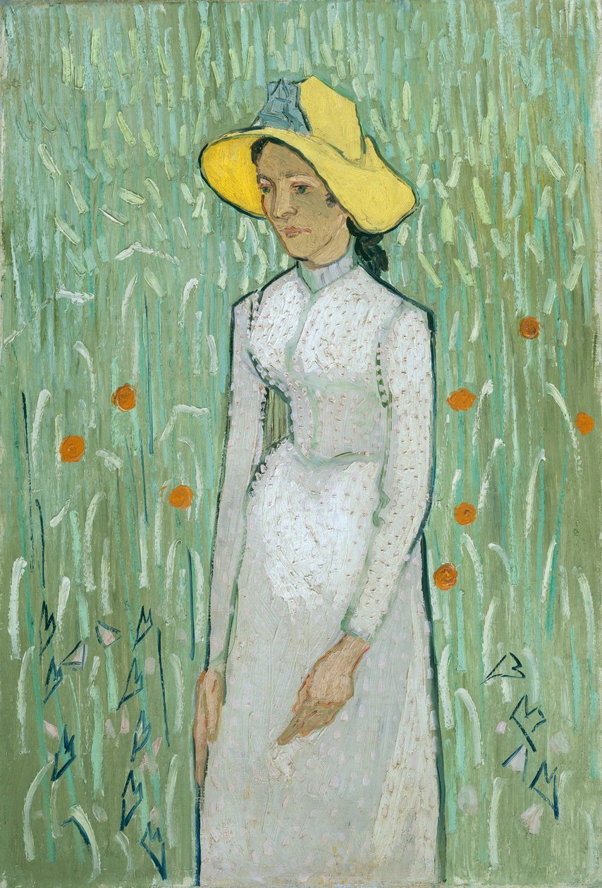 Tyttö valkoisissa, 1890 tekijältä Vincent van Gogh