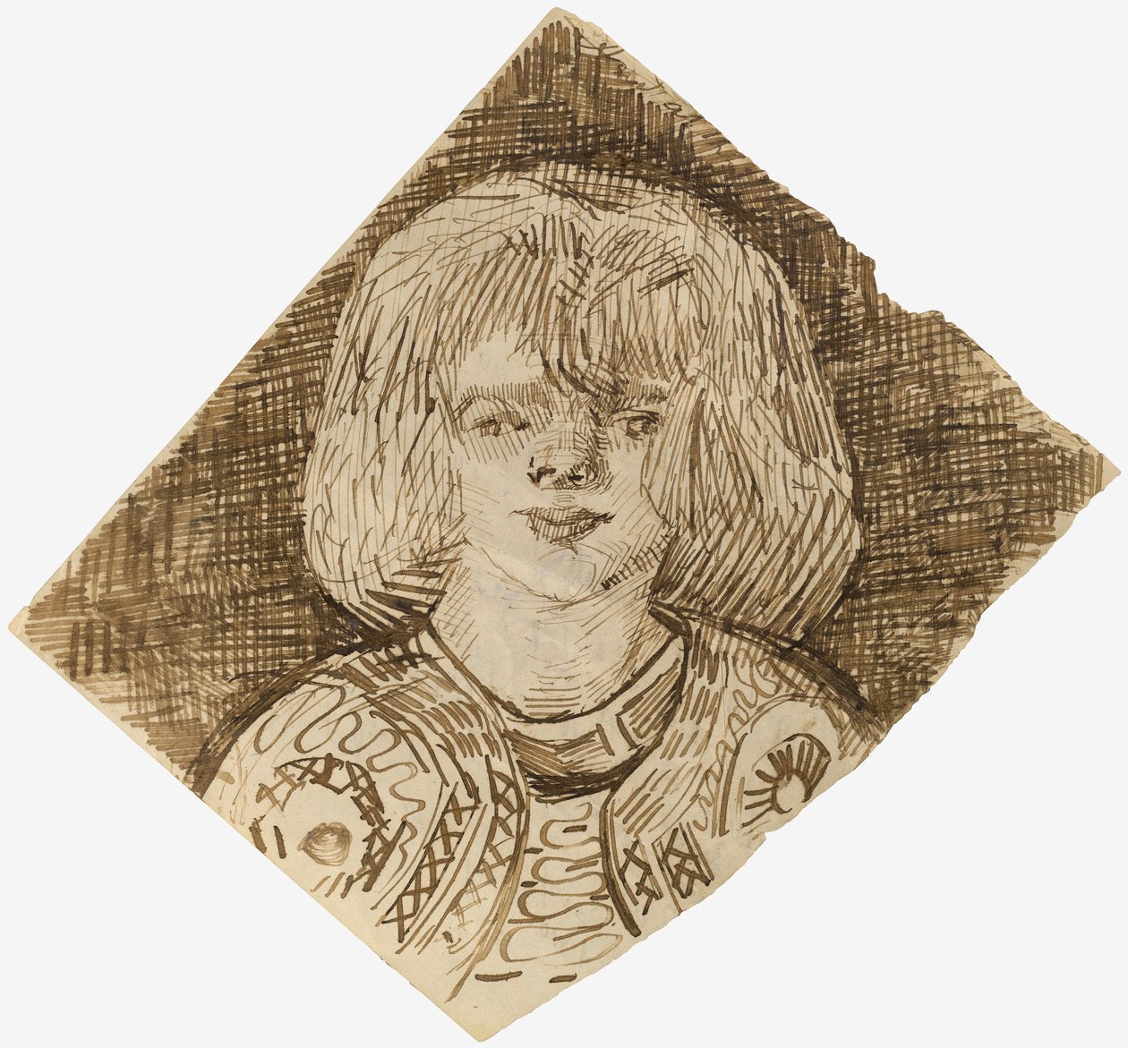 Tytön pää tekijältä Vincent van Gogh
