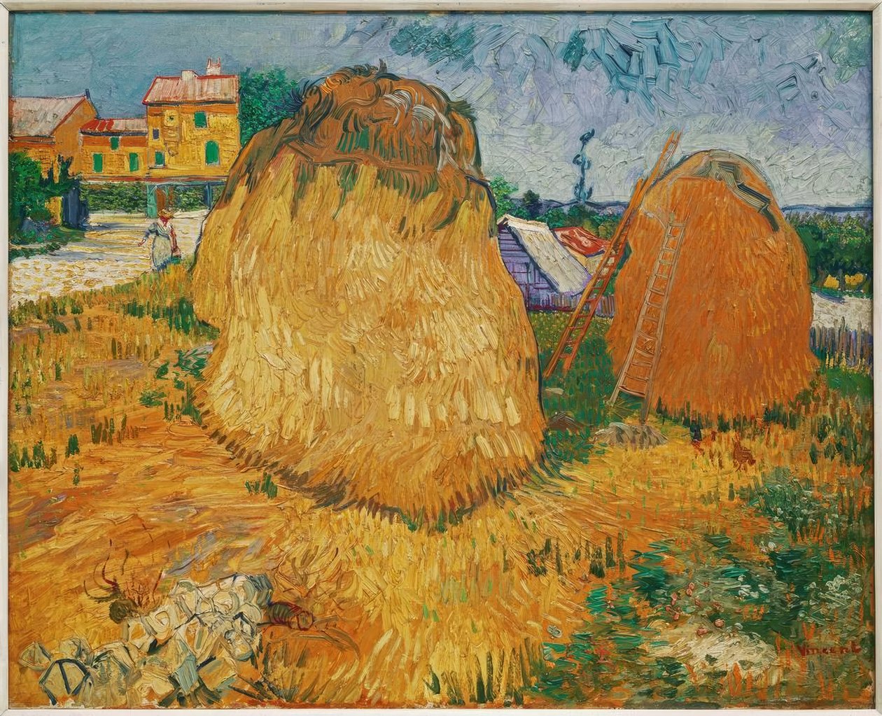 Heuschober in der Provence tekijältä Vincent van Gogh