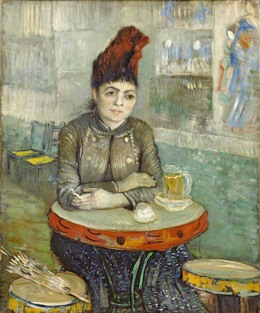 Kahvilassa: Agostina Segatori, Le tambourin tekijältä Vincent van Gogh