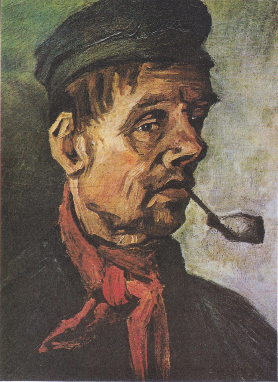 Talonpojan pää saviputkella tekijältä Vincent van Gogh