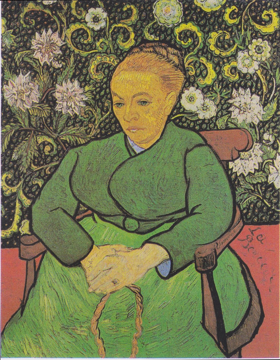 La Berceuse (Augustine Roulin)1 tekijältä Vincent van Gogh