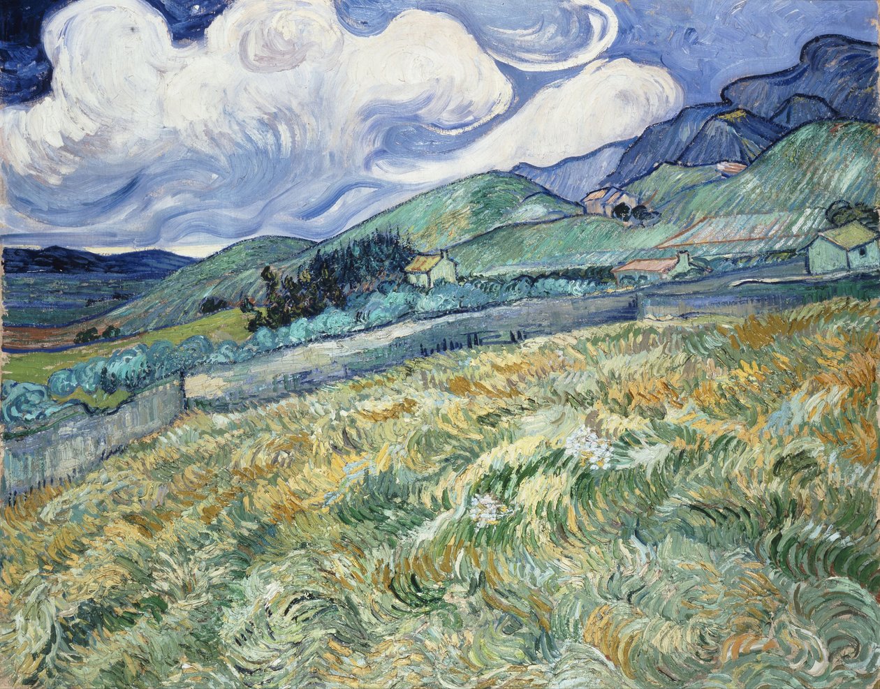 Maisema Saint-Rémystä tekijältä Vincent van Gogh