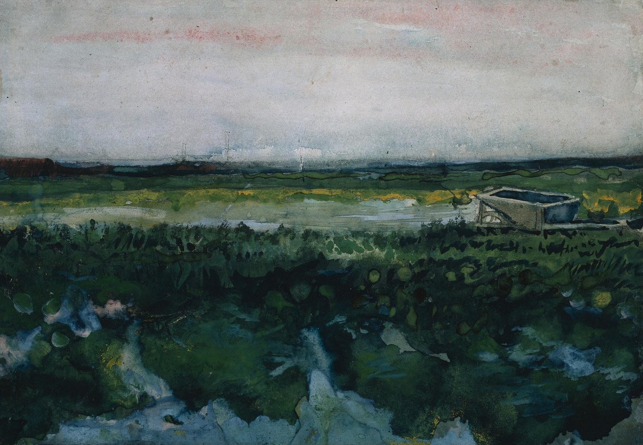 Landschap tapasi Kruiwagenin tekijältä Vincent van Gogh