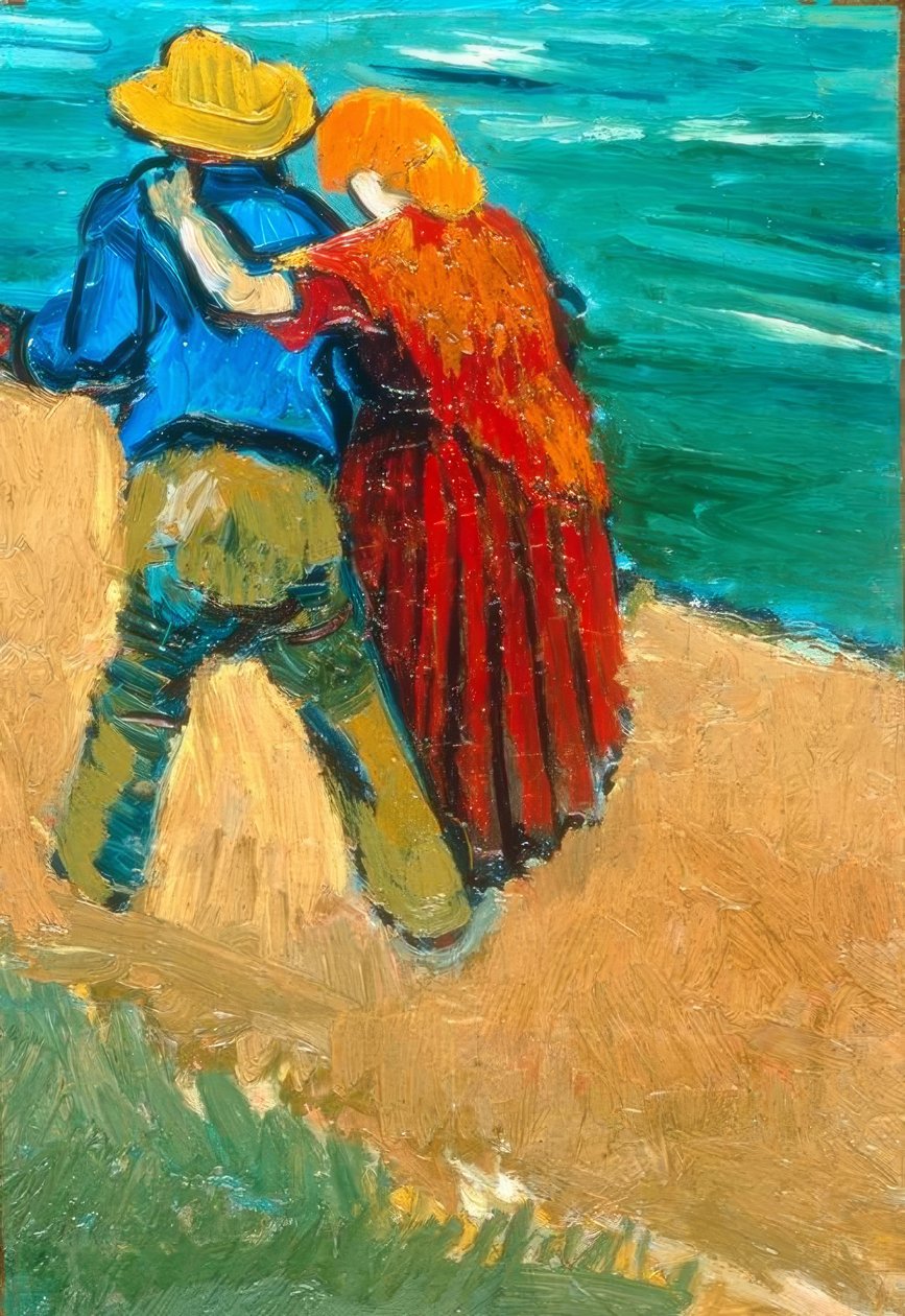 Liebespaar Arlesissa tekijältä Vincent van Gogh