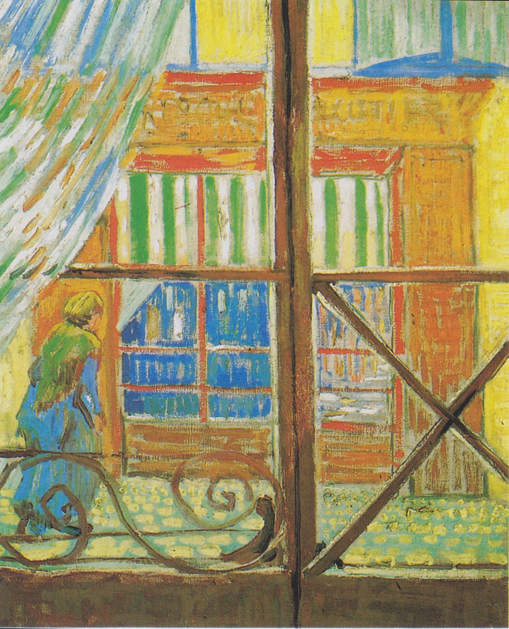 Lihakauppa, ikkunasta nähtynä tekijältä Vincent van Gogh