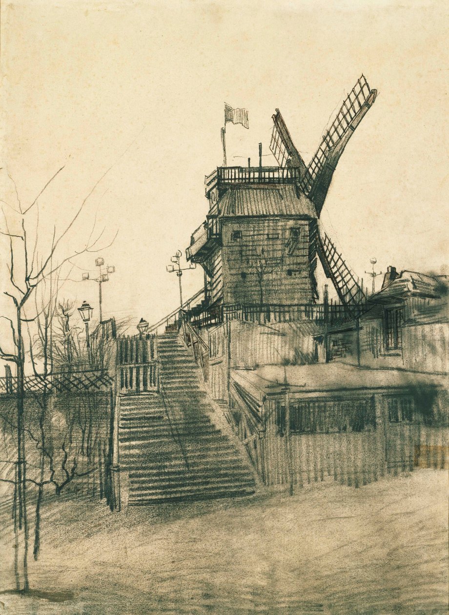 Moulin de la Galette tekijältä Vincent van Gogh