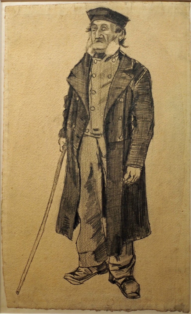 Vanha mies tikulla tekijältä Vincent van Gogh