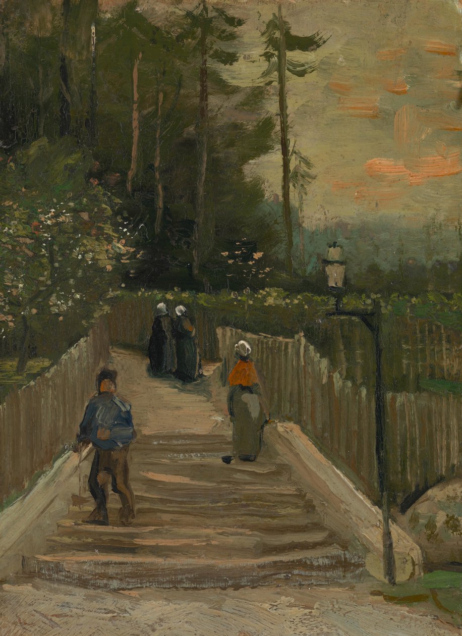 Polku Montmartressa tekijältä Vincent van Gogh