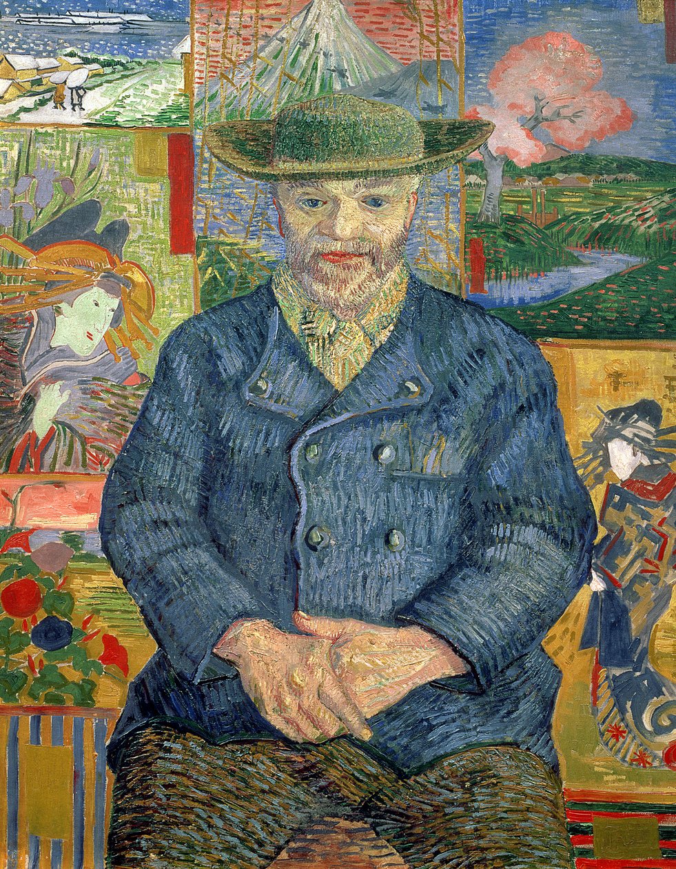 Pere Tanguy (Isä Tanguy), 1887-88 tekijältä Vincent van Gogh