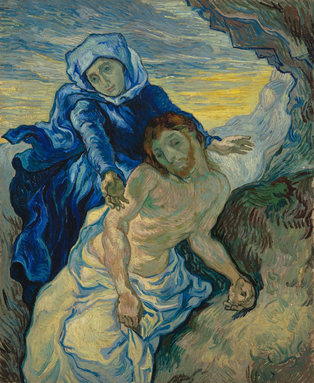 Pieta, 1890 tekijältä Vincent van Gogh