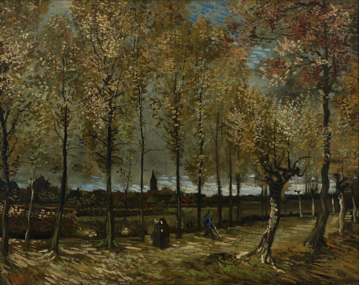 Poppelit Nuenenin lähellä tekijältä Vincent van Gogh