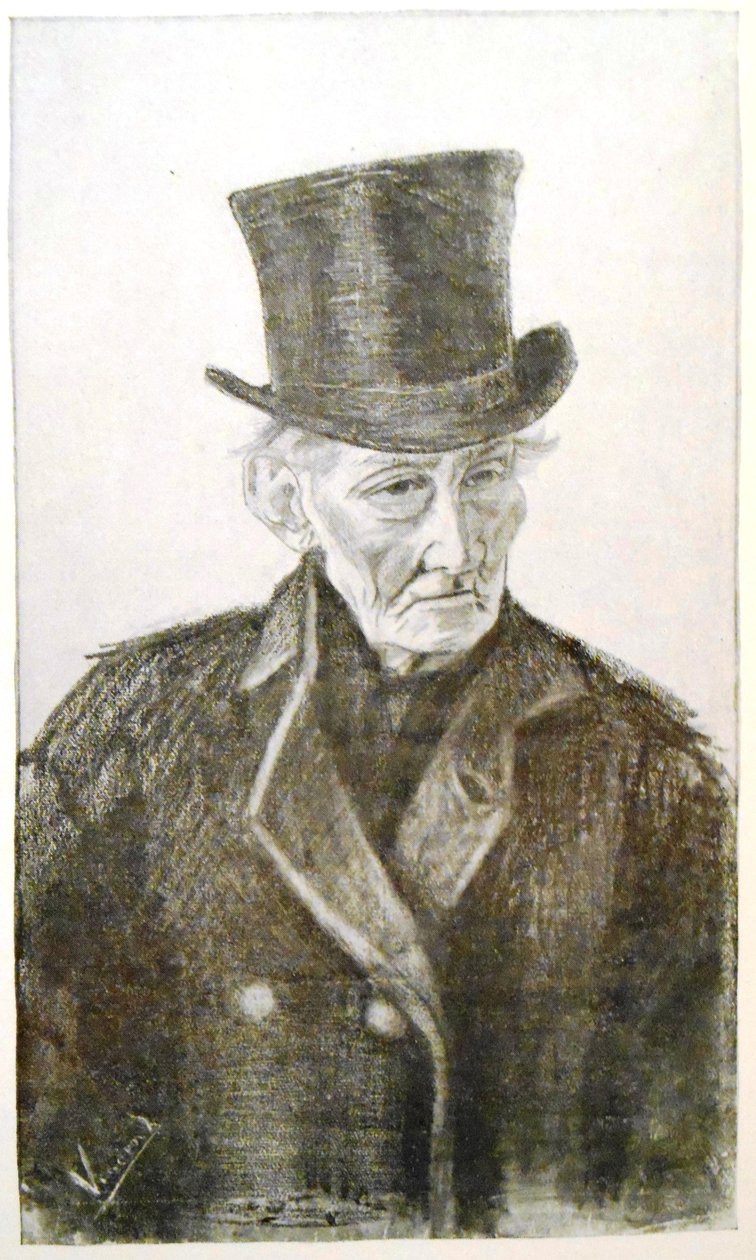 Muotokuva vanhasta miehestä, jolla on hattu tekijältä Vincent van Gogh