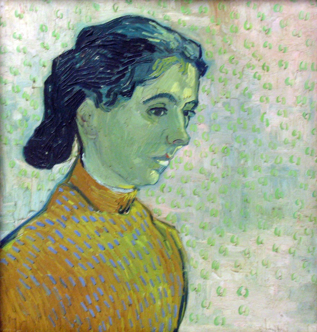 Portret van een jonge vrouw tekijältä Vincent van Gogh