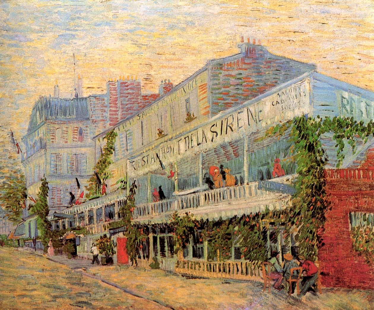 Ravintola De la Sirène Asnièresissa tekijältä Vincent van Gogh