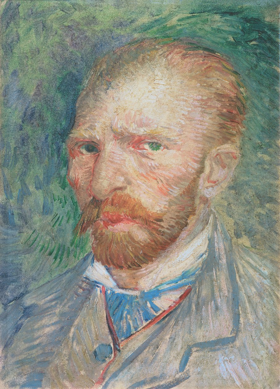 Omakuva, 1887 (öljy paperille) tekijältä Vincent van Gogh
