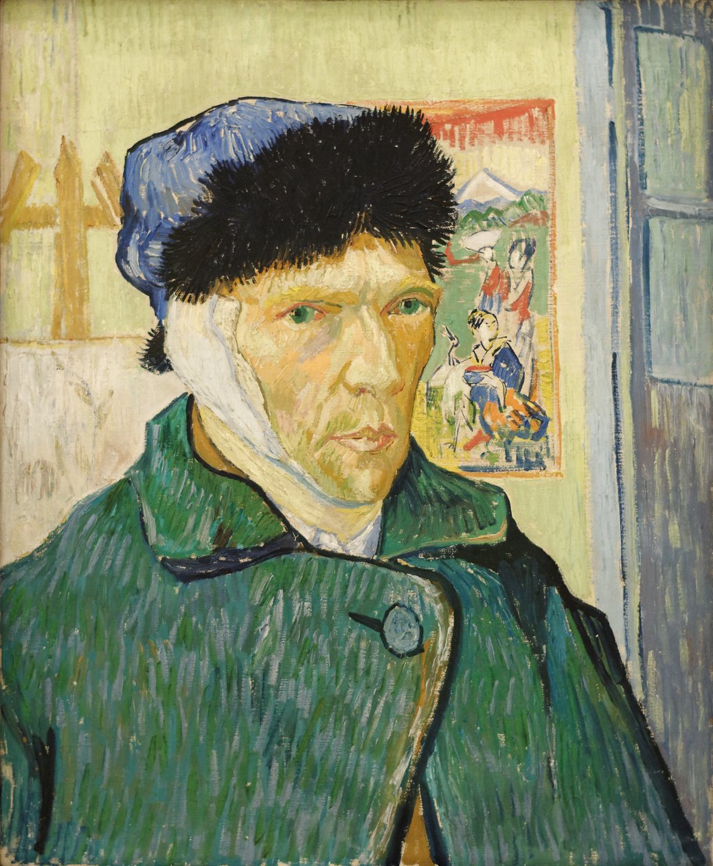 Omakuva, jossa on sidottu korva tekijältä Vincent van Gogh