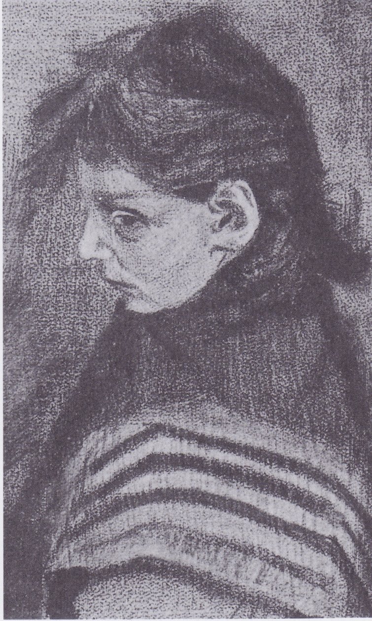 Sienin tytär huivilla tekijältä Vincent van Gogh