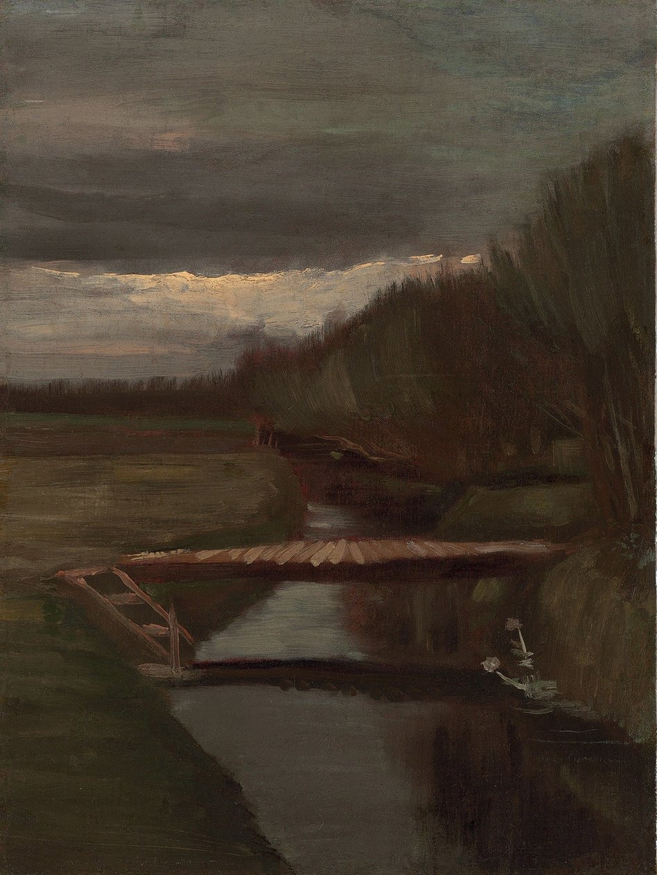 Sloot ja kleine -brug tekijältä Vincent van Gogh