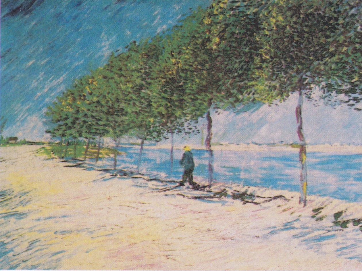 Kävele Seinen rannalla lähellä Asnièresia tekijältä Vincent van Gogh