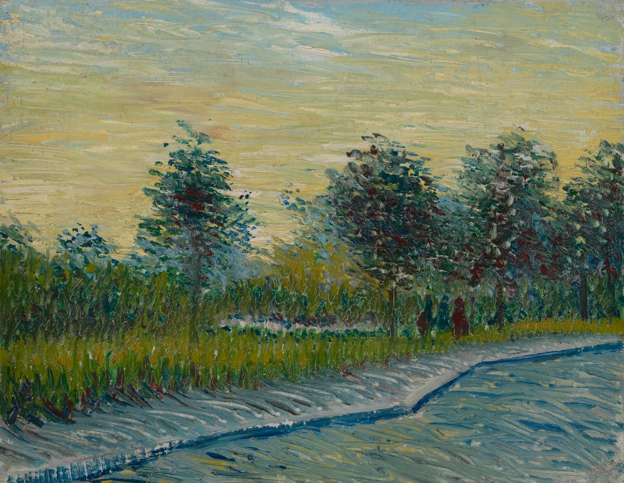Square Saint-Pierre auringonlaskun aikaan tekijältä Vincent van Gogh