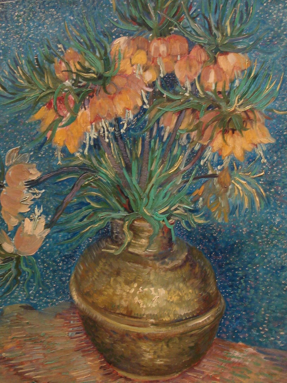 Stillleben mit Kaiserkronen in einer Bronzevas tekijältä Vincent van Gogh