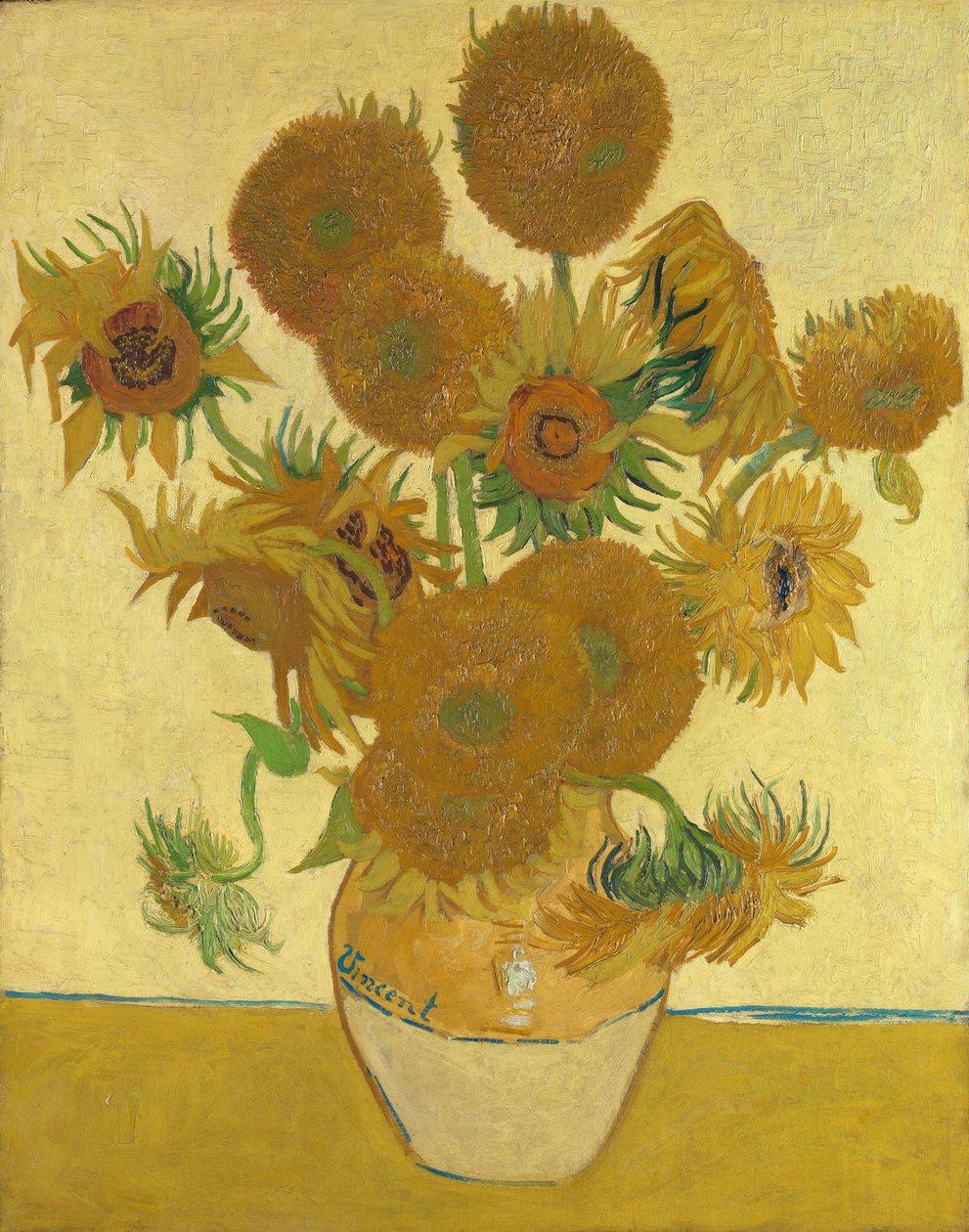 Auringonkukat, 1888 tekijältä Vincent van Gogh