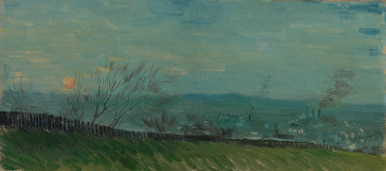 Auringonlasku Montmartressa tekijältä Vincent van Gogh