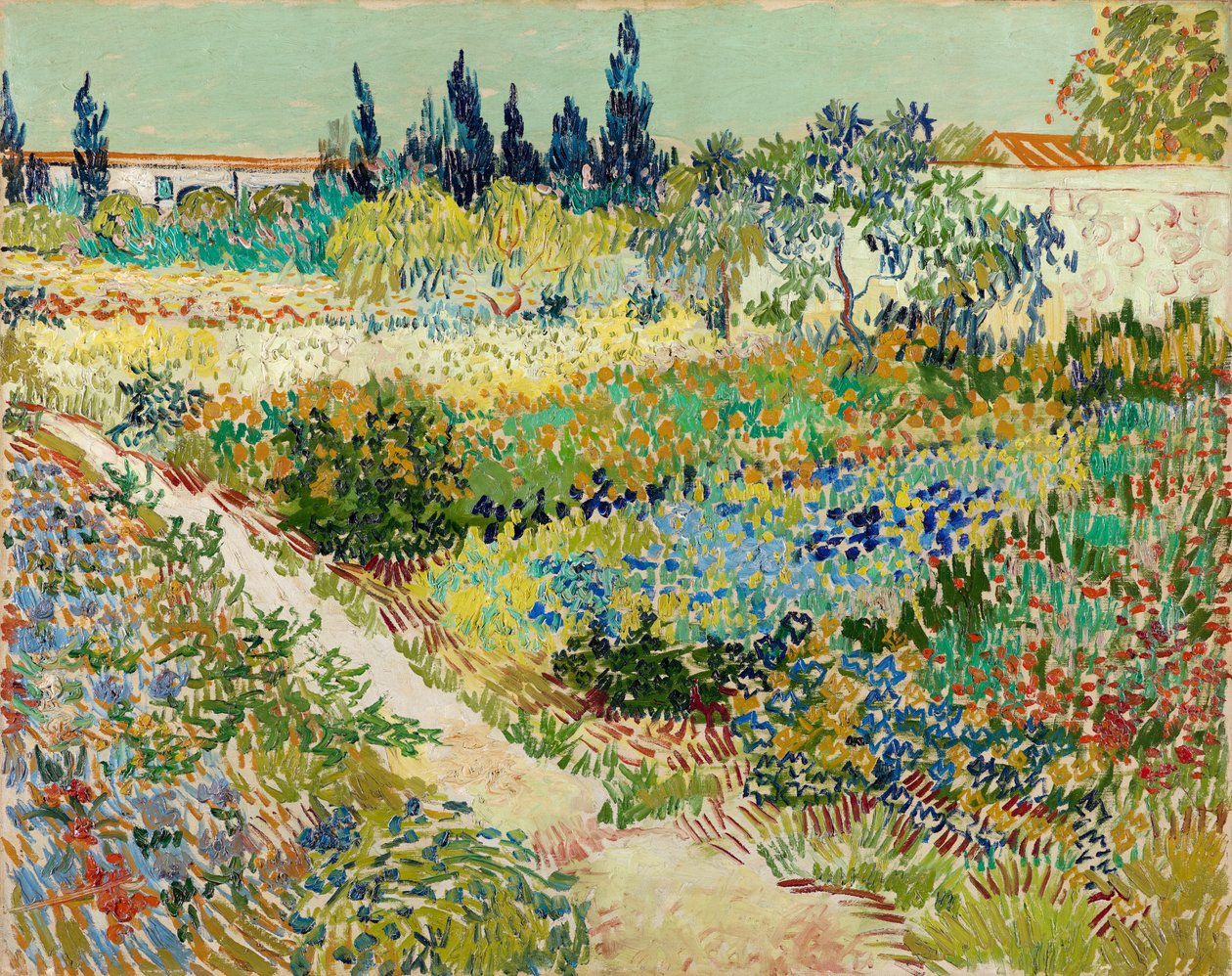 Arlesin puutarha, 1888 tekijältä Vincent van Gogh