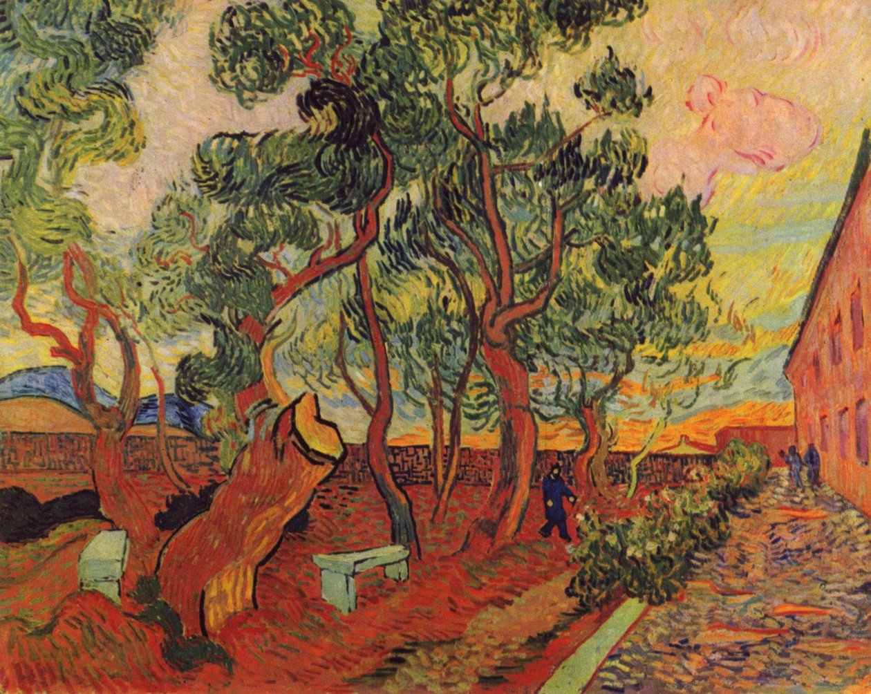 Saint-Paulin sairaalan puutarha tekijältä Vincent van Gogh