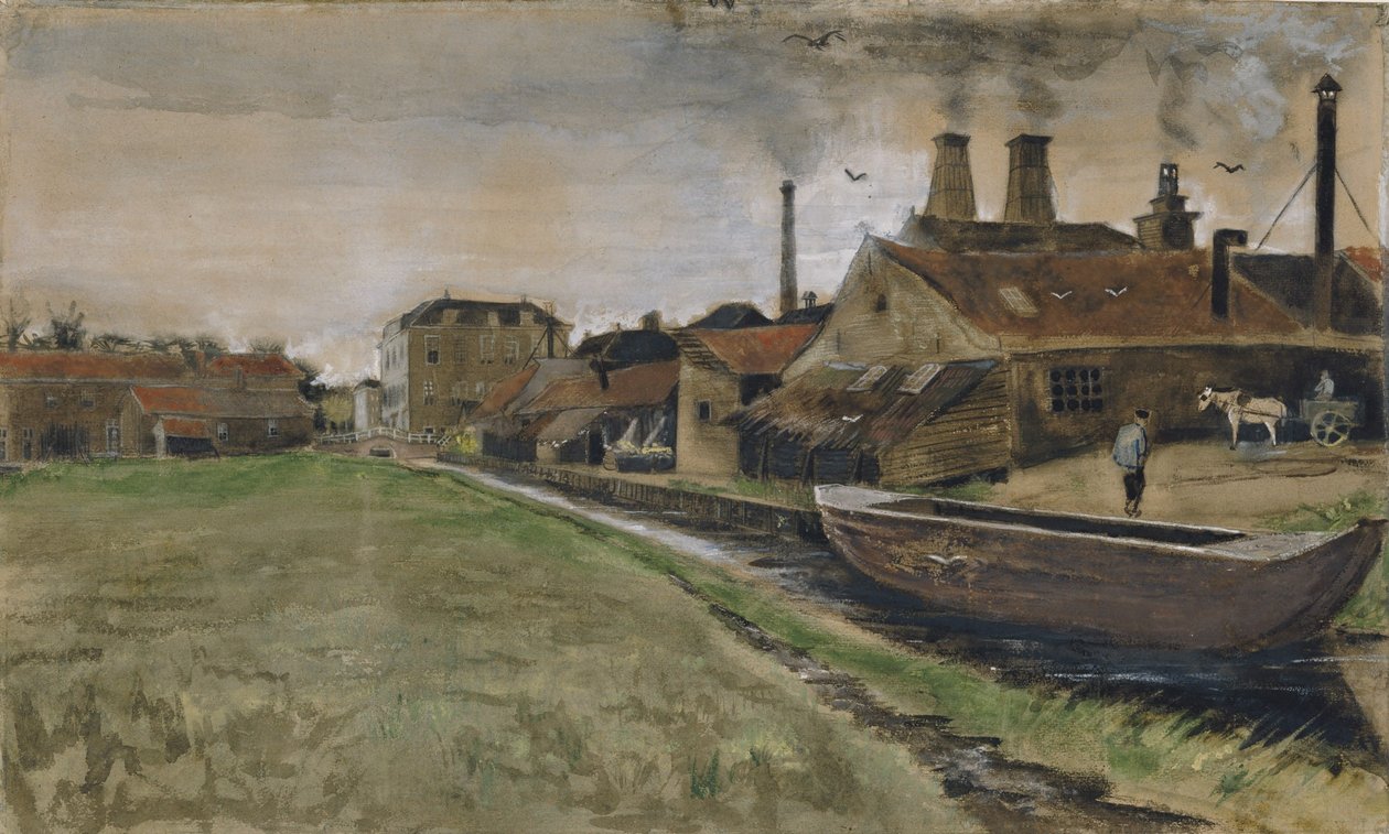 Haagin rautatehdas tekijältä Vincent van Gogh