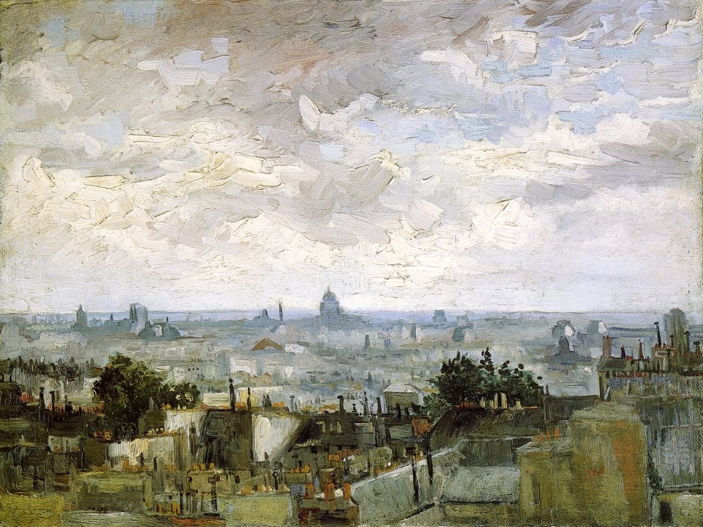 Pariisin katot tekijältä Vincent van Gogh