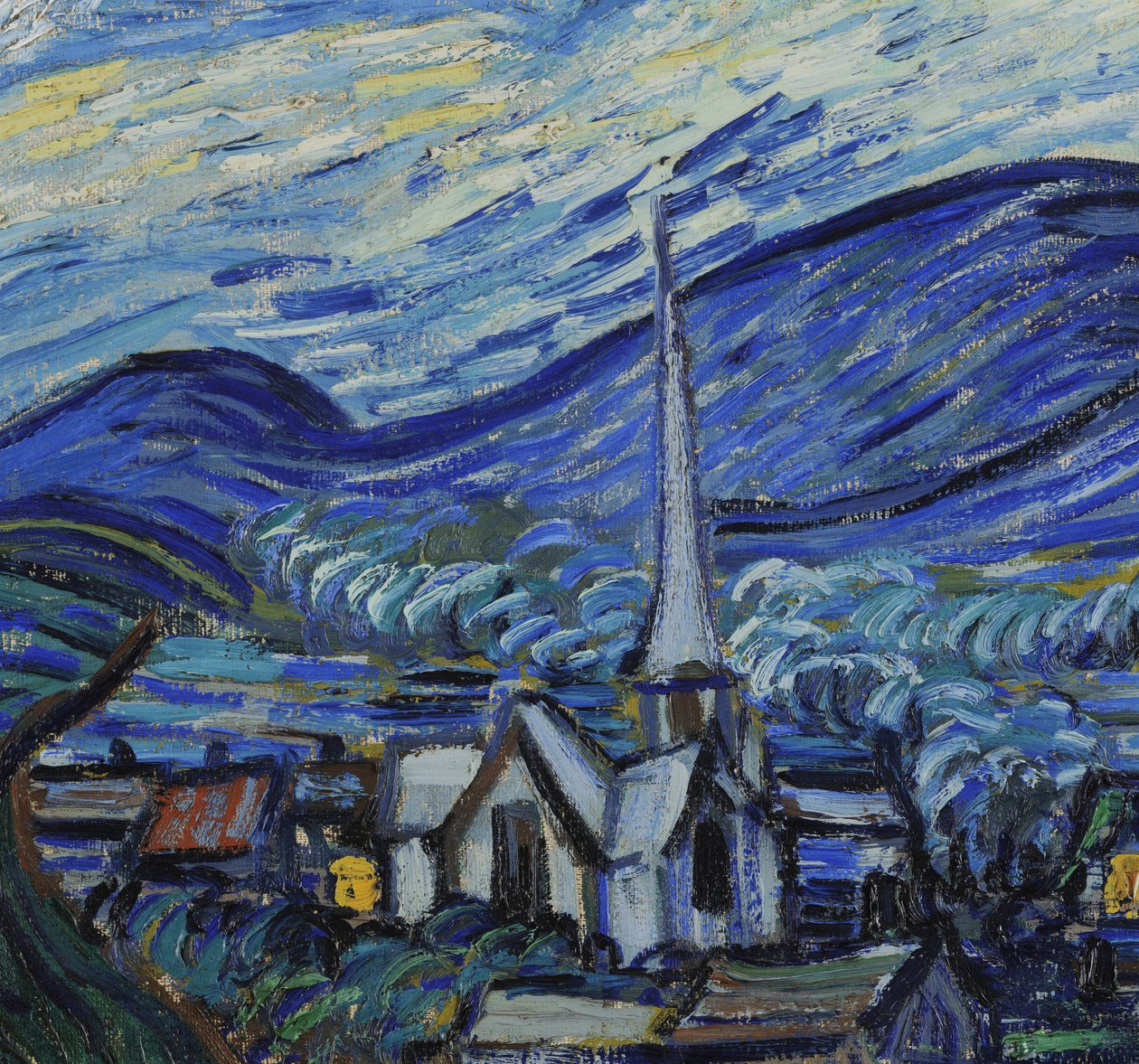 Tähtiyö, kesäkuu 1889 tekijältä Vincent van Gogh