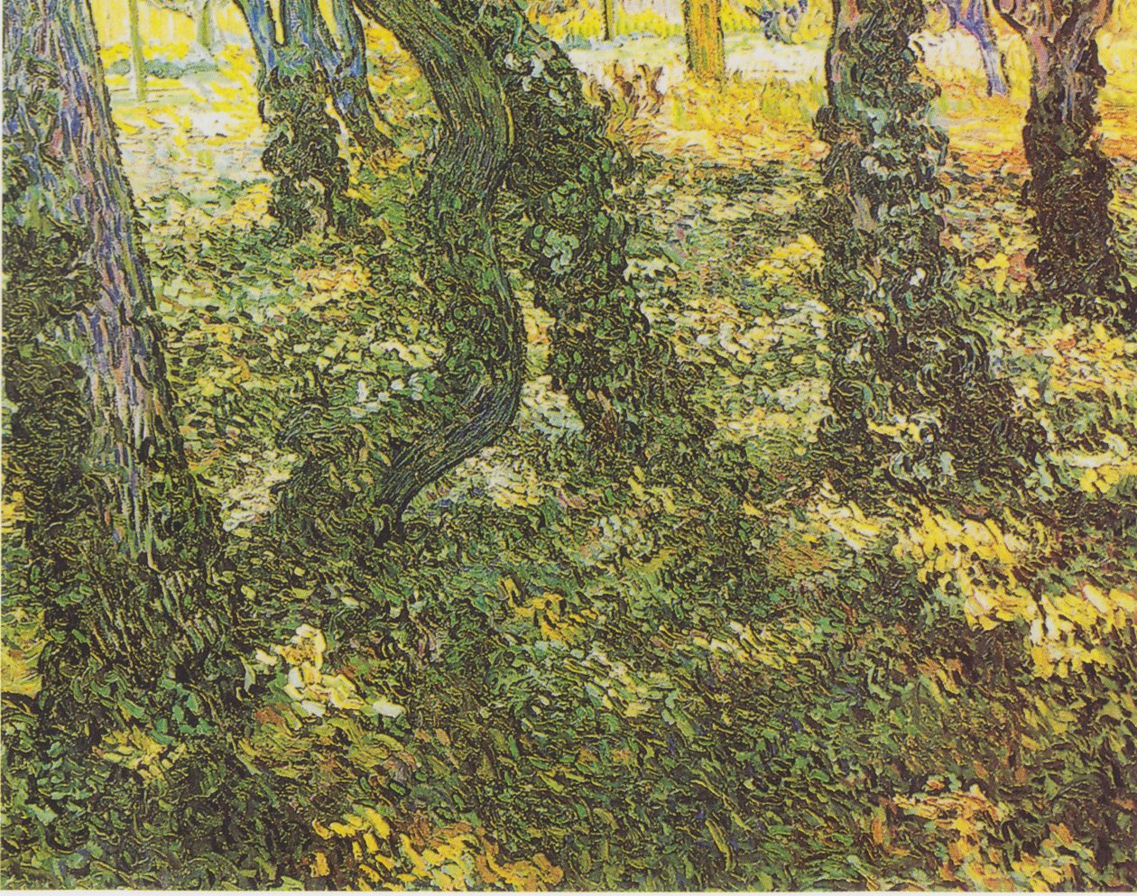 Aluskasvien kanssa muratti tekijältä Vincent van Gogh
