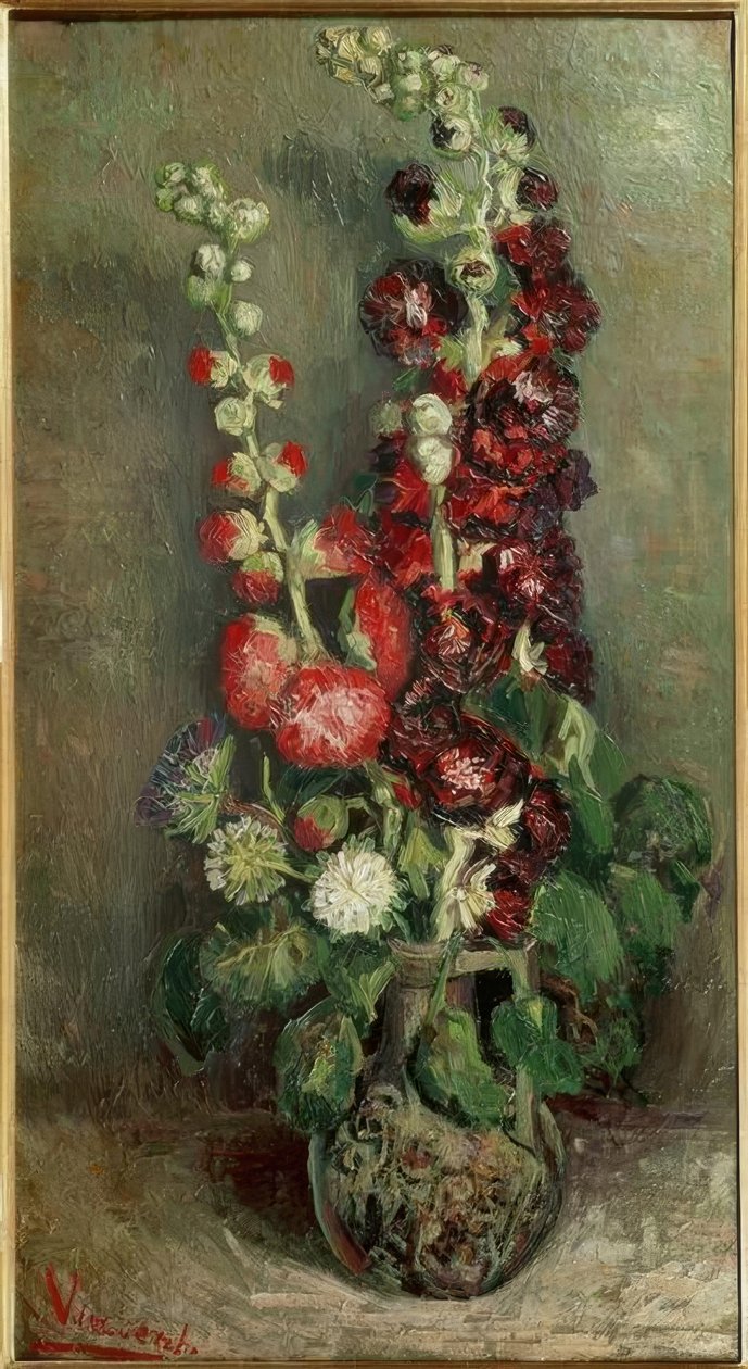 Maljakko Rosenmalvenilla tekijältä Vincent van Gogh