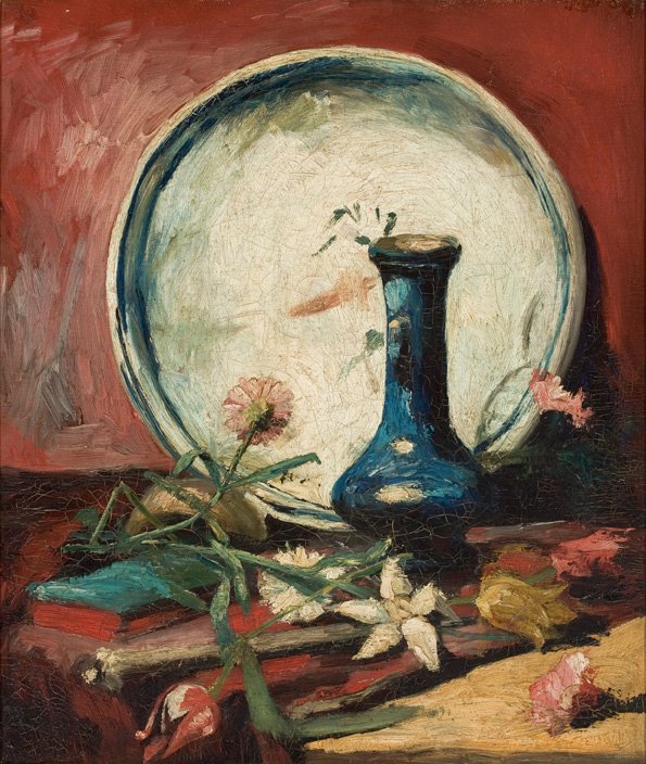 Maljakko kiinalaisia astreita ja gladioleja tekijältä Vincent van Gogh