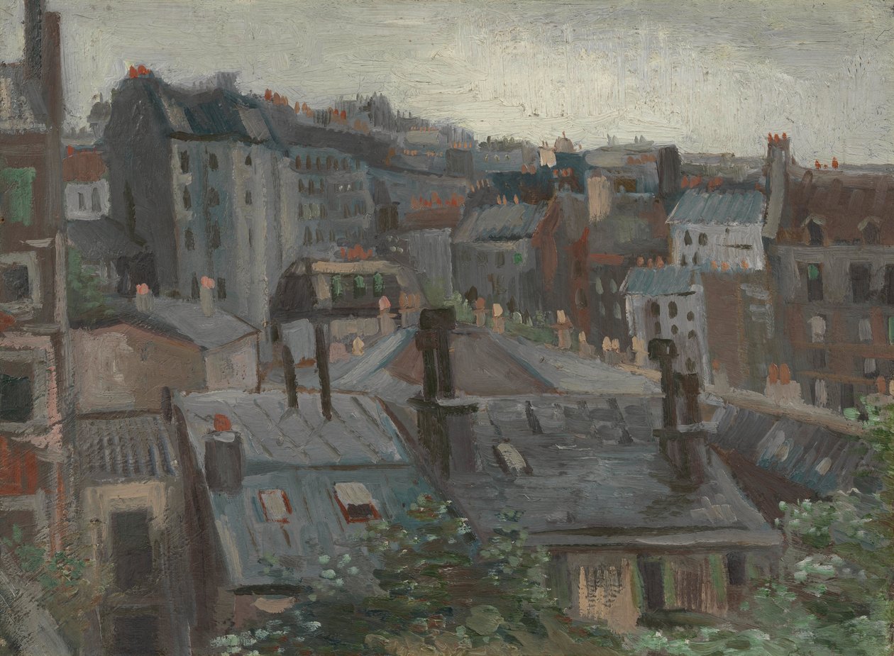 Näkymä Vincentin studiosta tekijältä Vincent van Gogh