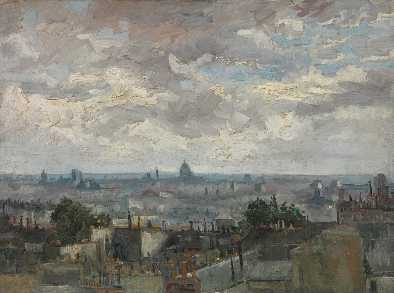 Näkymä Pariisiin tekijältä Vincent van Gogh