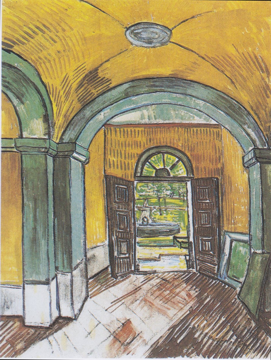 Vorhalle des Hospitals Saint-Paul tekijältä Vincent van Gogh