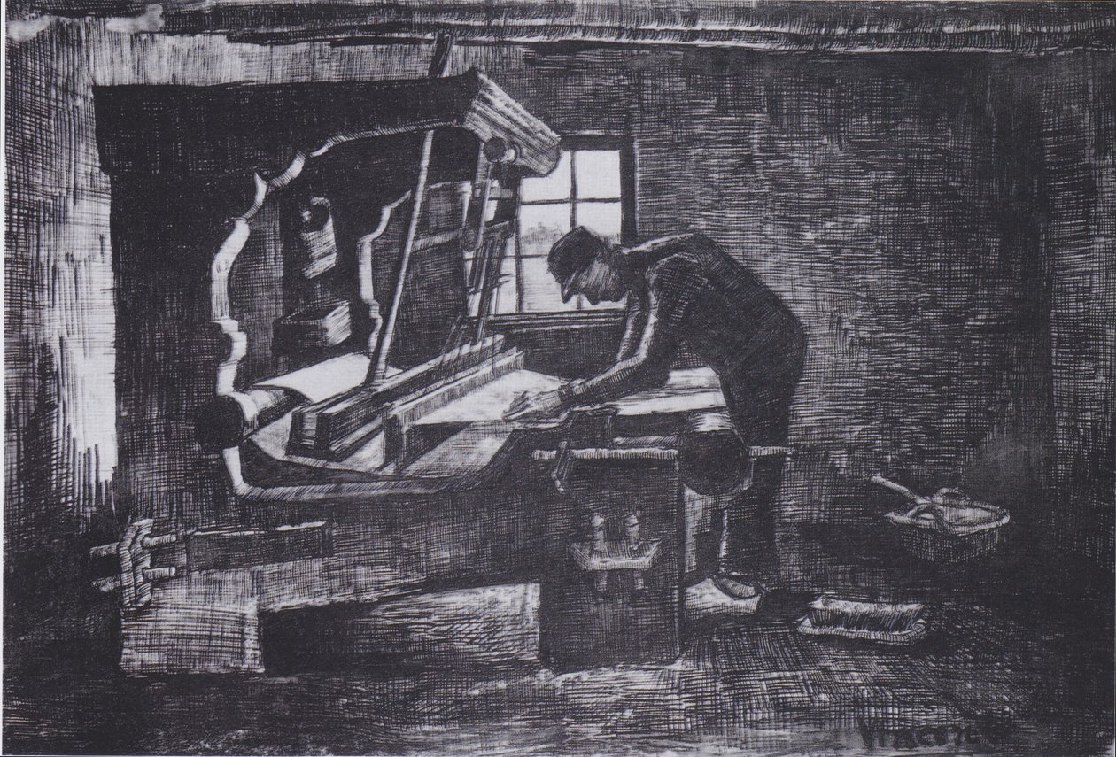 Weber am Webstuhl tekijältä Vincent van Gogh