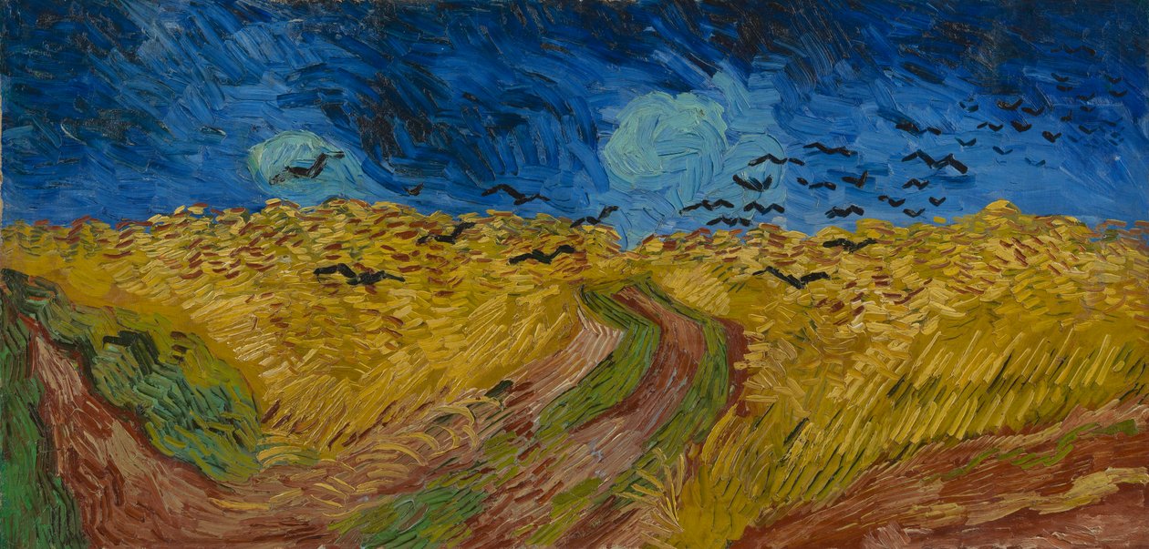 Vehnäpelto ja varikset tekijältä Vincent van Gogh