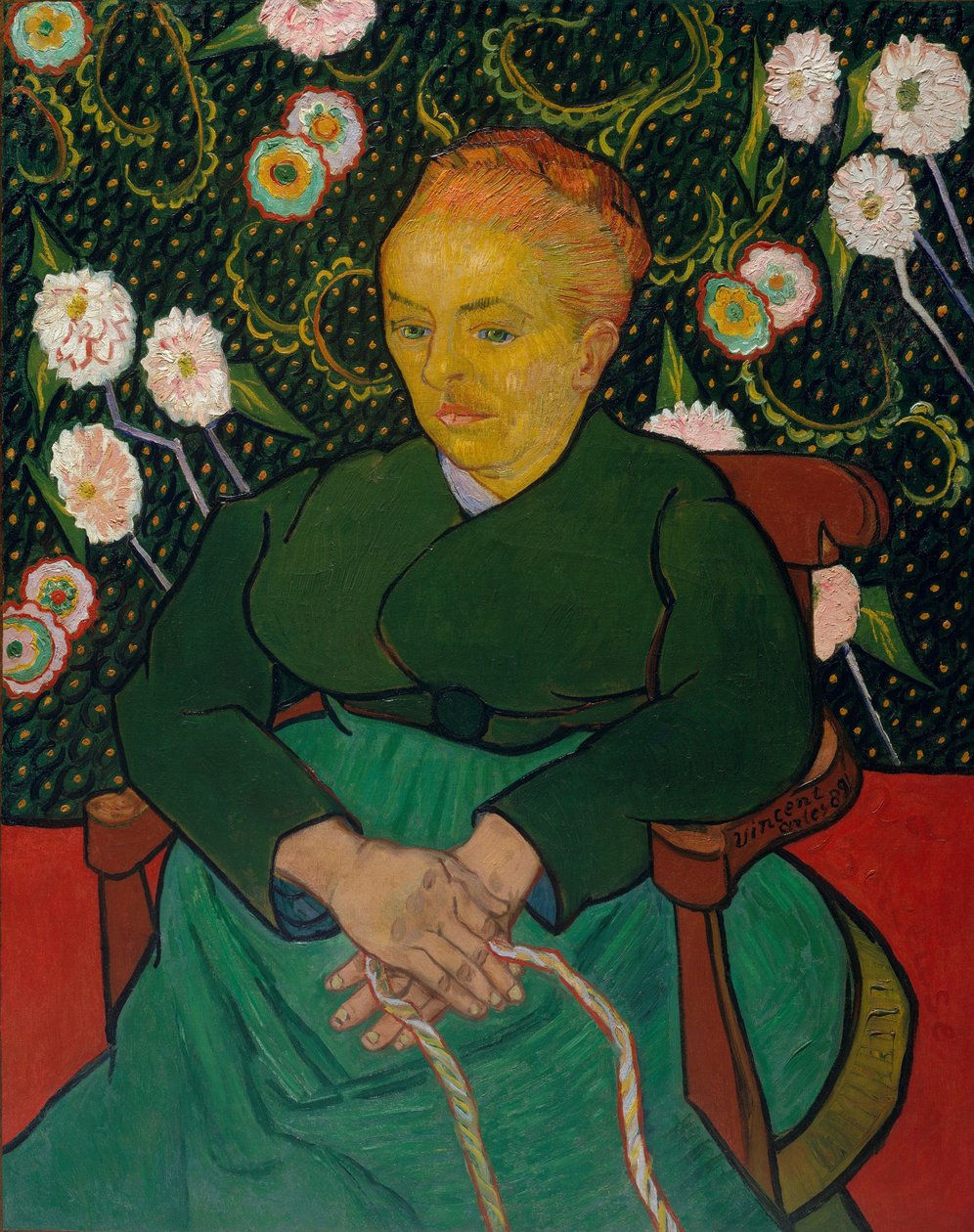 Naiset keinuvan keinuvat, Augustine-Alex Pellicot Roulin, 1851-1930 tekijältä Vincent van Gogh