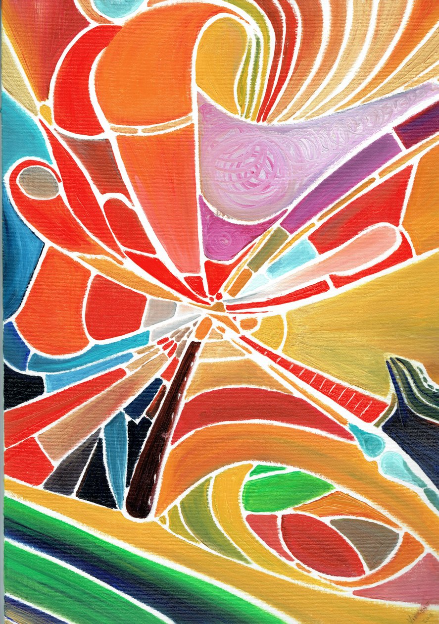 Alliduquotalion, 2016, (öljy kankaalle) tekijältä Vincent Alexander Booth