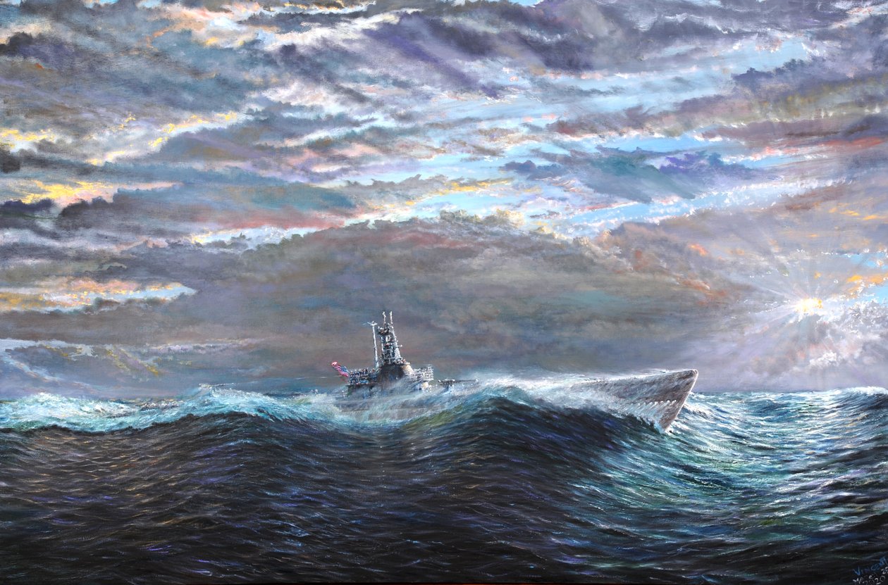 Ascension of USS Puffer 10.-17.10.1943, 2020 tekijältä Vincent Alexander Booth