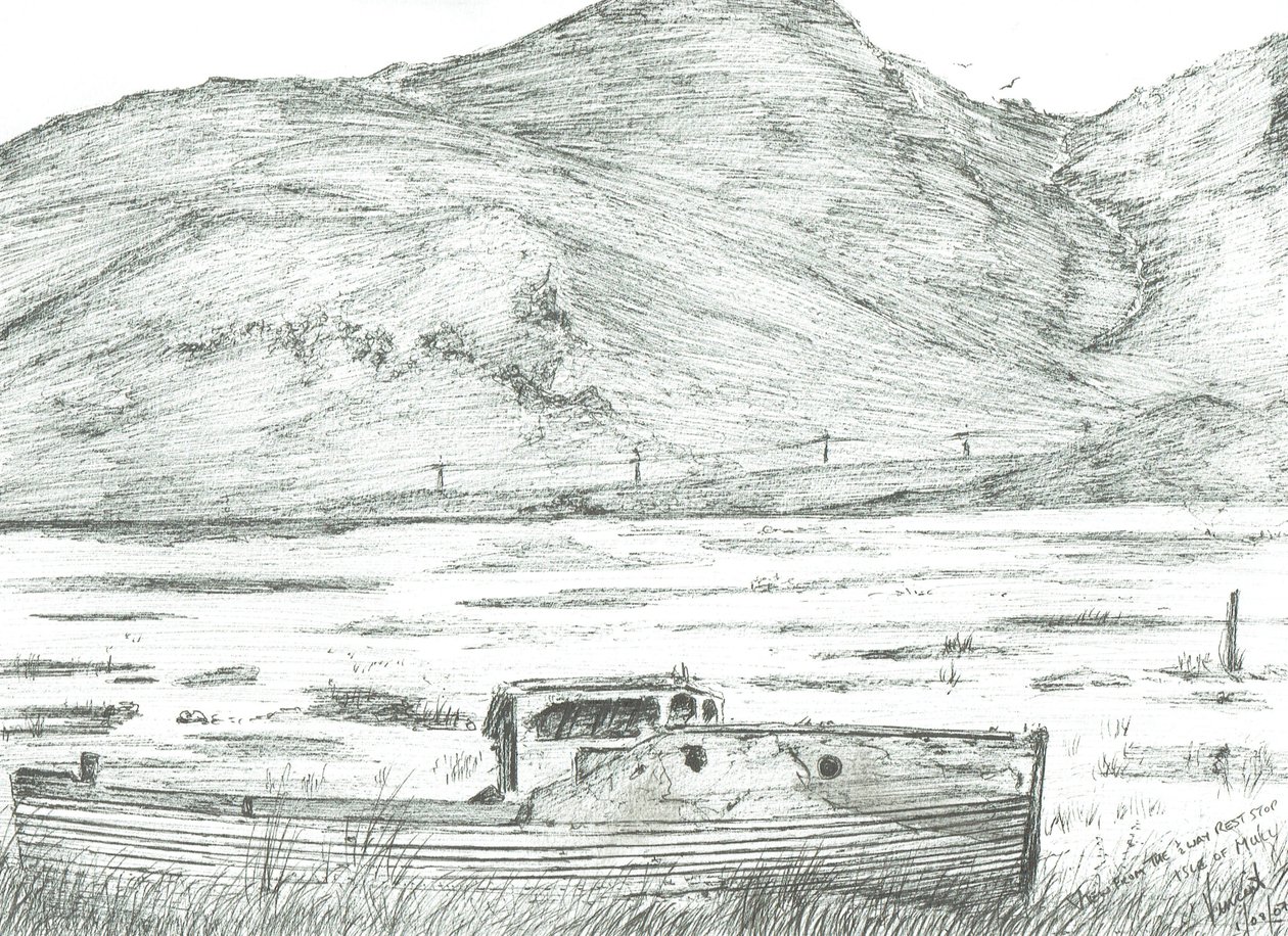 Vene kuivalla maalla, Isle of Mull, 2007 tekijältä Vincent Alexander Booth