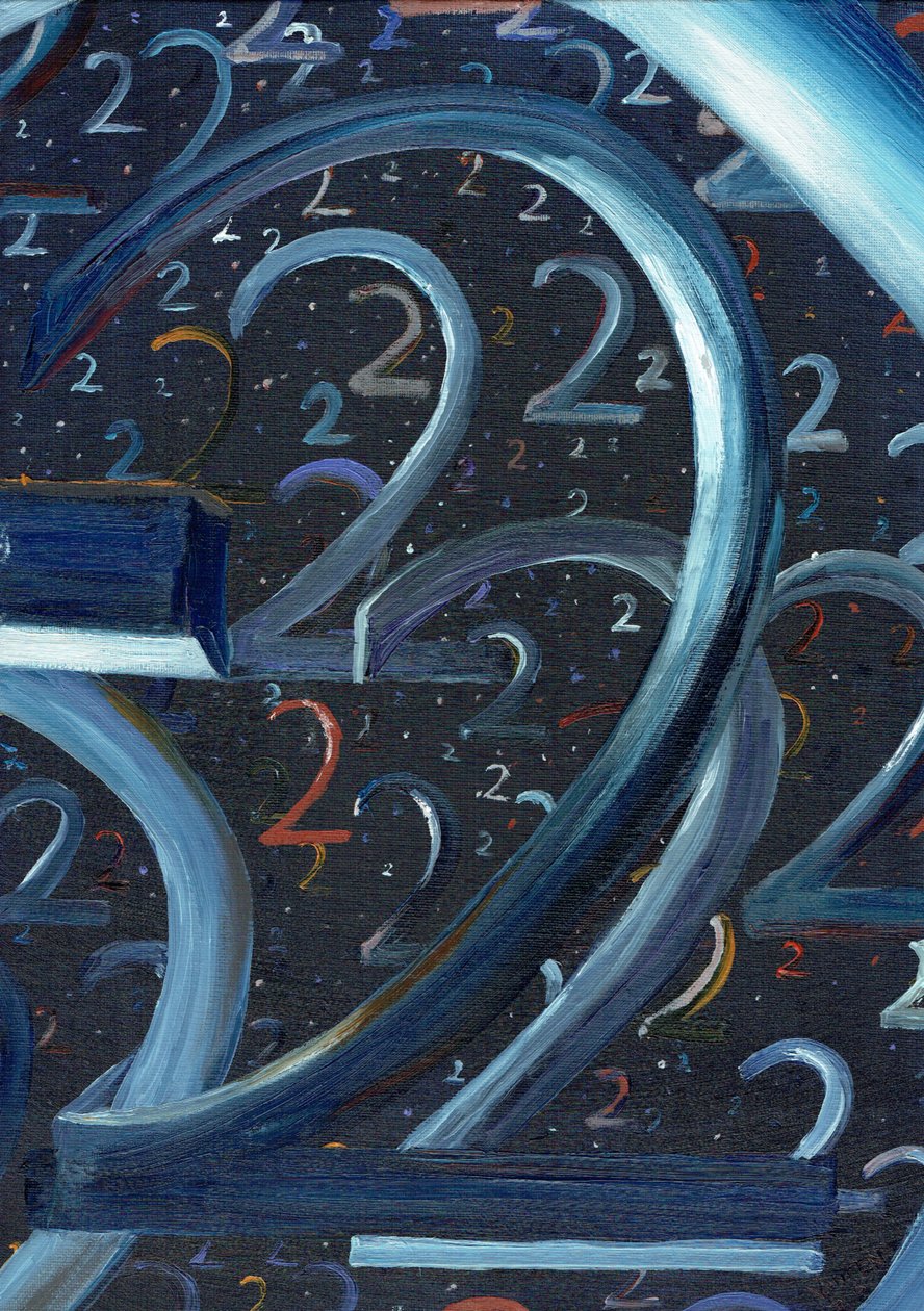 1970-luvun alun visio numerosta 2, 2019 tekijältä Vincent Alexander Booth